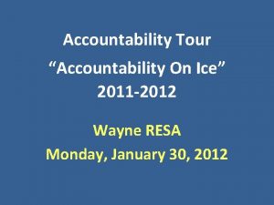 Accountability Tour Accountability On Ice 2011 2012 Wayne
