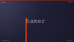 Modern Style Hamer hamer 1 st Art Company