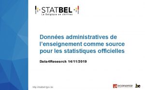 Donnes administratives de lenseignement comme source pour les