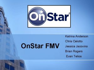 On Star FMV Katrina Anderson Chris Celotto Jessica