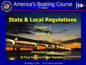 Americas Boating Course 3 Edition rd State Local