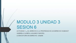 MODULO 3 UNIDAD 3 SESION 6 ACTIVIDAD 3