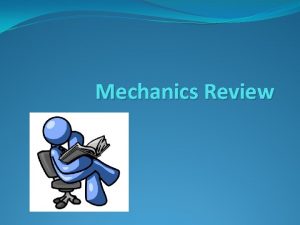 Mechanics Review Topics Safety Hand Tools Hoists Brakes