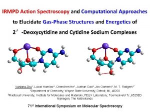 IRMPD Action Spectroscopy and Computational Approaches to Elucidate