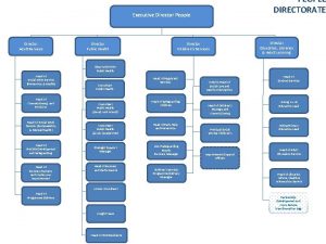 PEOPLE DIRECTORATE Executive Director People Director Adult Services