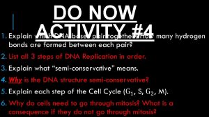 DO NOW ACTIVITY 4 DO NOW ACTIVITY 5