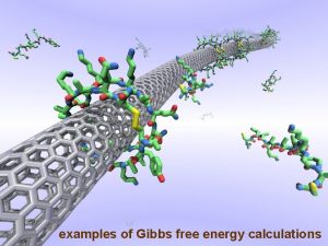 examples of Gibbs free energy calculations MD simulation