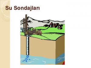 Su Sondajlar SU KUYUSU AVAN PROJES veya TASARIMI