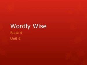 Wordly Wise Book 4 Unit 6 Applaud Verb