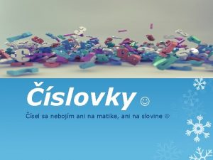 slovky sel sa nebojm ani na matike ani