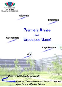 Mdecine Pharmacie Premire Anne des Odontologie Etudes de