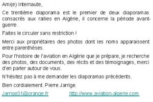 Amie Internaute Ce trentime diaporama est le premier