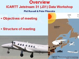 Overview ICARTT Jetstream 31 J 31 Data Workshop