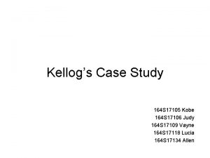 Kellogs Case Study 164 S 17105 Kobe 164