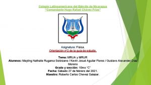 Colegio Latinoamericano del Ejrcito de Nicaragua Comandante Hugo