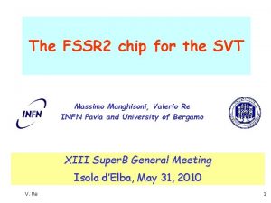 The FSSR 2 chip for the SVT Massimo