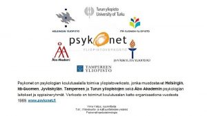 www psykonet fi Virva Vatjus suunnittelija Ta Y