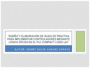 DISEO Y ELABORACIN DE GUAS DE PRCTICA PARA