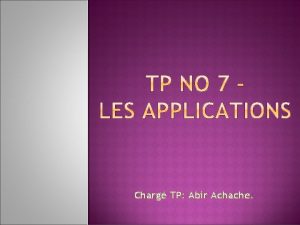 Charg TP Abir Achache Une quation du second