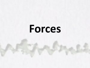 Forces Friction Friction force that opposes motion Produces