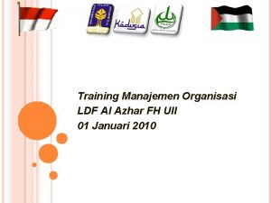 Training Manajemen Organisasi LDF Al Azhar FH UII