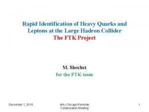 Rapid Identification of Heavy Quarks and Leptons at