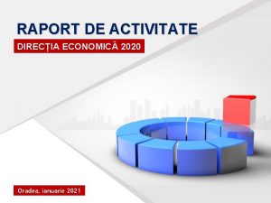 RAPORT DE ACTIVITATE DIRECIA ECONOMIC 2020 Oradea ianuarie