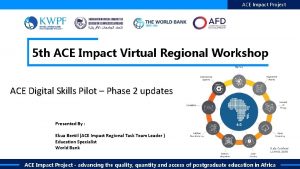 ACE Impact Project 5 th ACE Impact Virtual