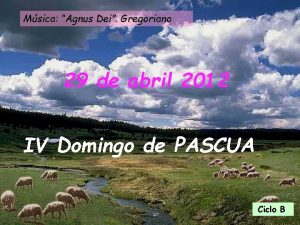 Msica Agnus Dei Gregoriano 29 de abril 2012