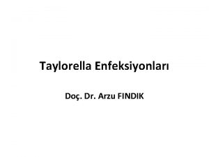 Taylorella Enfeksiyonlar Do Dr Arzu FINDIK Taylorella trleri