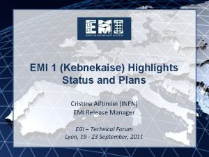 EMI INFSORI261611 EMI 1 Kebnekaise Highlights Status and