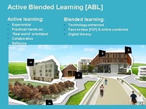 Active Blended Learning ABL Active learning Blended learning