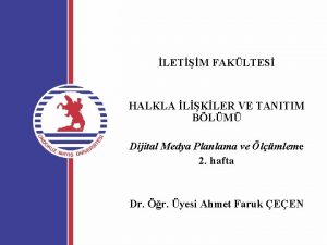 LETM FAKLTES HALKLA LKLER VE TANITIM BLM Dijital