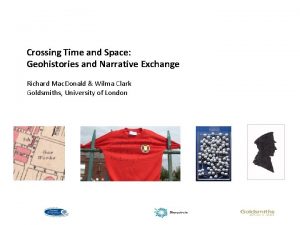 Crossing Time and Space Geohistories and Narrative Exchange