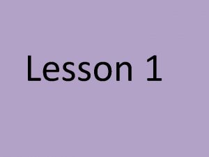 Lesson 1 Prophet Musa A and Khidhr A