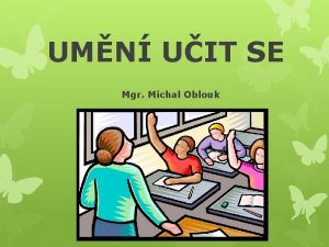 UMN UIT SE Mgr Michal Oblouk UEN proces