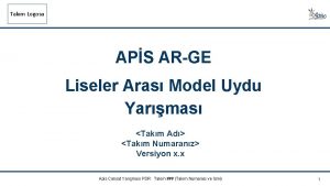 Takm Logosu APS ARGE Liseler Aras Model Uydu
