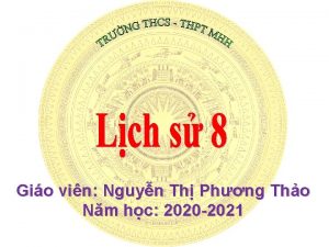 Gio vin Nguyn Th Phng Tho Nm hc