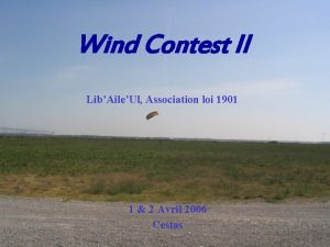 Wind Contest II LibAileUl Association loi 1901 1