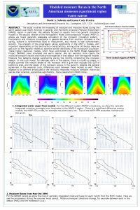 Modeled moisture fluxes in the North American monsoon