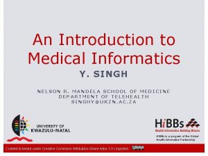 An Introduction to Medical Informatics Y SINGH NELSON