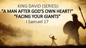 KING DAVID SERIES A MAN AFTER GODS OWN