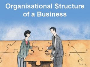 Organisational Structure of a Business Why Do Businesses