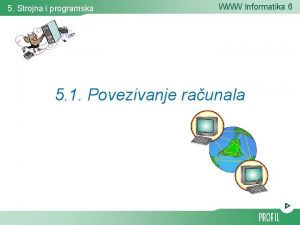 5 Strojna i programska oprema WWW Informatika 6