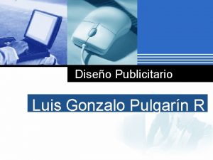 Diseo Publicitario Luis Gonzalo Pulgarn R Diseo La