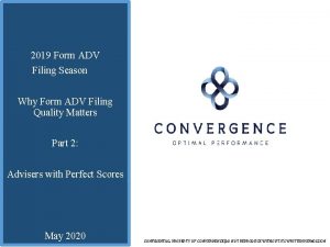 2019 LMCG Form ADV Filing Season Competitive Why