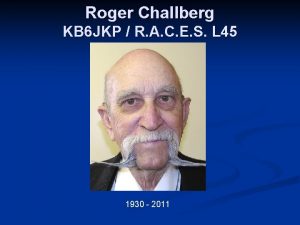 Roger Challberg KB 6 JKP R A C