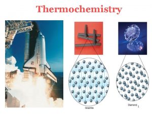Thermochemistry 1 Thermochemistry The branch of physical chemistry