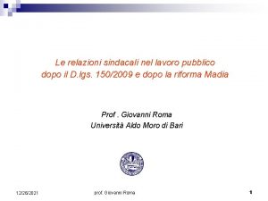 Le relazioni sindacali nel lavoro pubblico dopo il