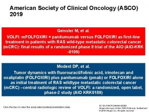 American Society of Clinical Oncology ASCO 2019 Geissler